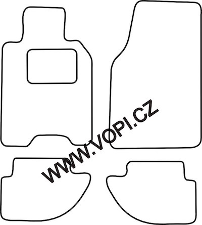 Autokoberce Porsche 924/944 1985 -  Colorfit Fun (3705)